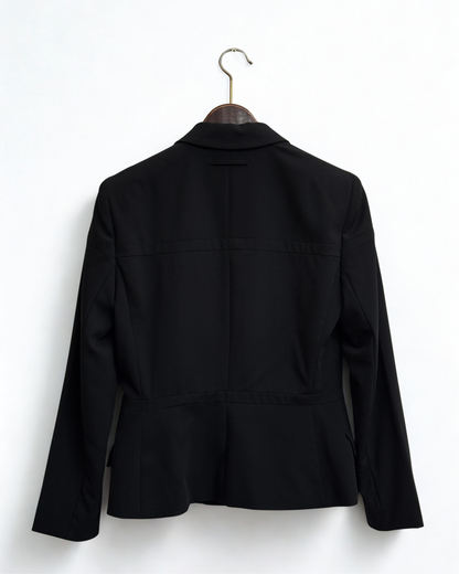 Jean Paul Gaultier Femme SS2005 Wool Blazer Black Archive Piece Size 38