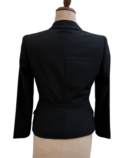 Jean Paul Gaultier Femme SS2005 Wool Blazer Black Archive Piece Size 38