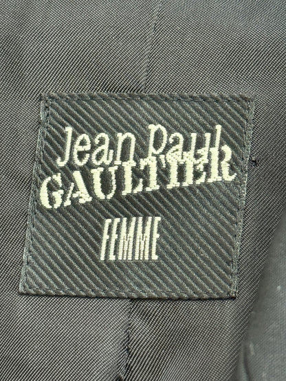Jean Paul Gaultier Femme SS2005 Wool Blazer Black Archive Piece Size 38