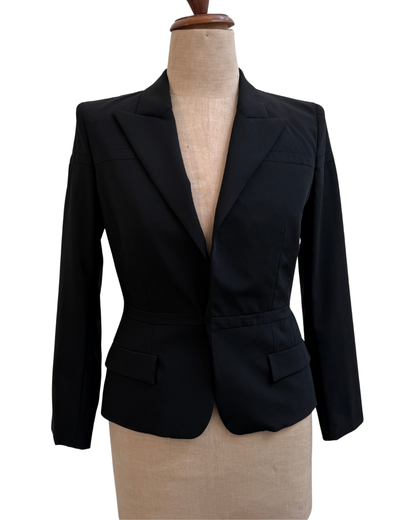 Jean Paul Gaultier Femme SS2005 Wool Blazer Black Archive Piece Size 38