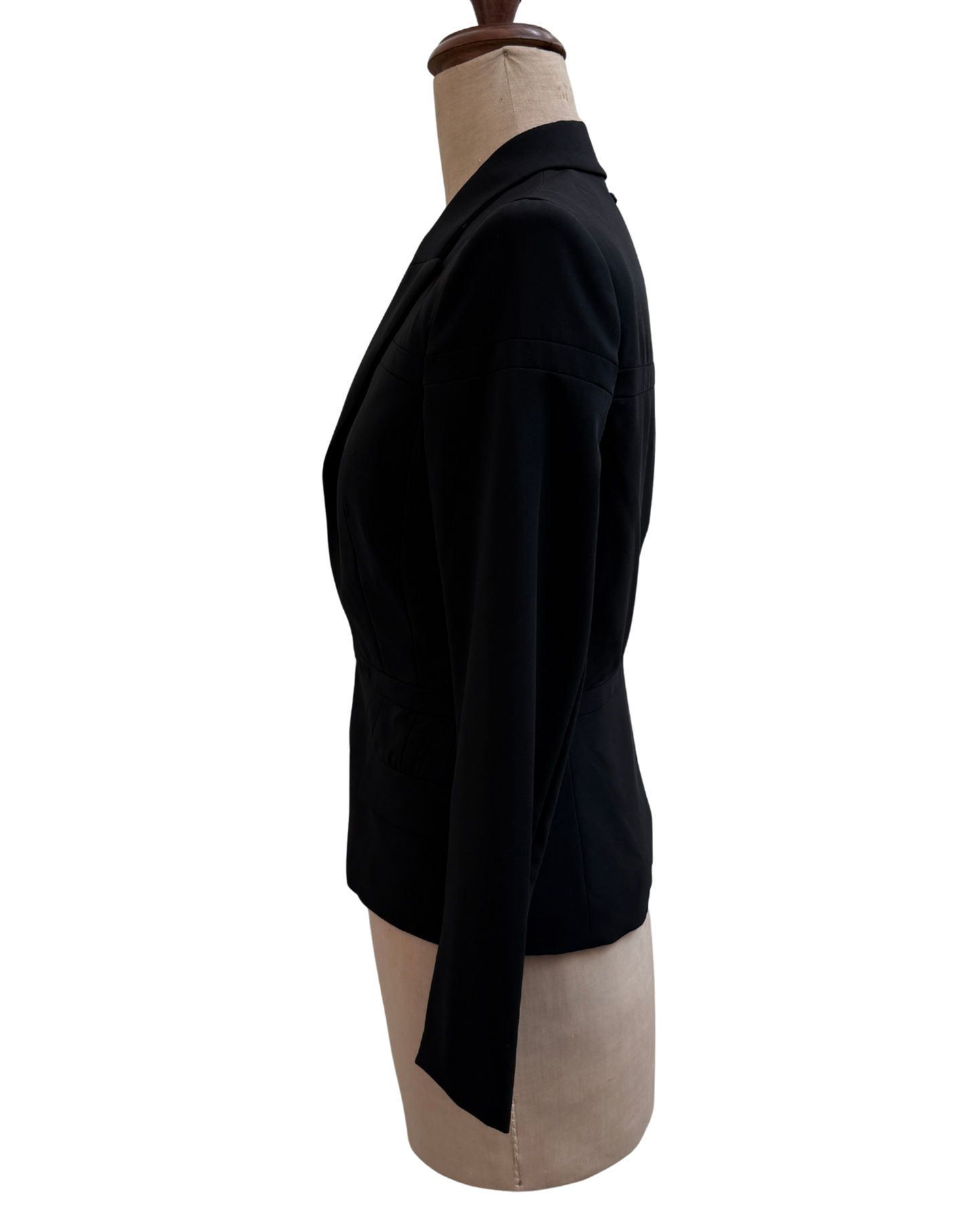 Jean Paul Gaultier Femme SS2005 Wool Blazer Black Archive Piece Size 38