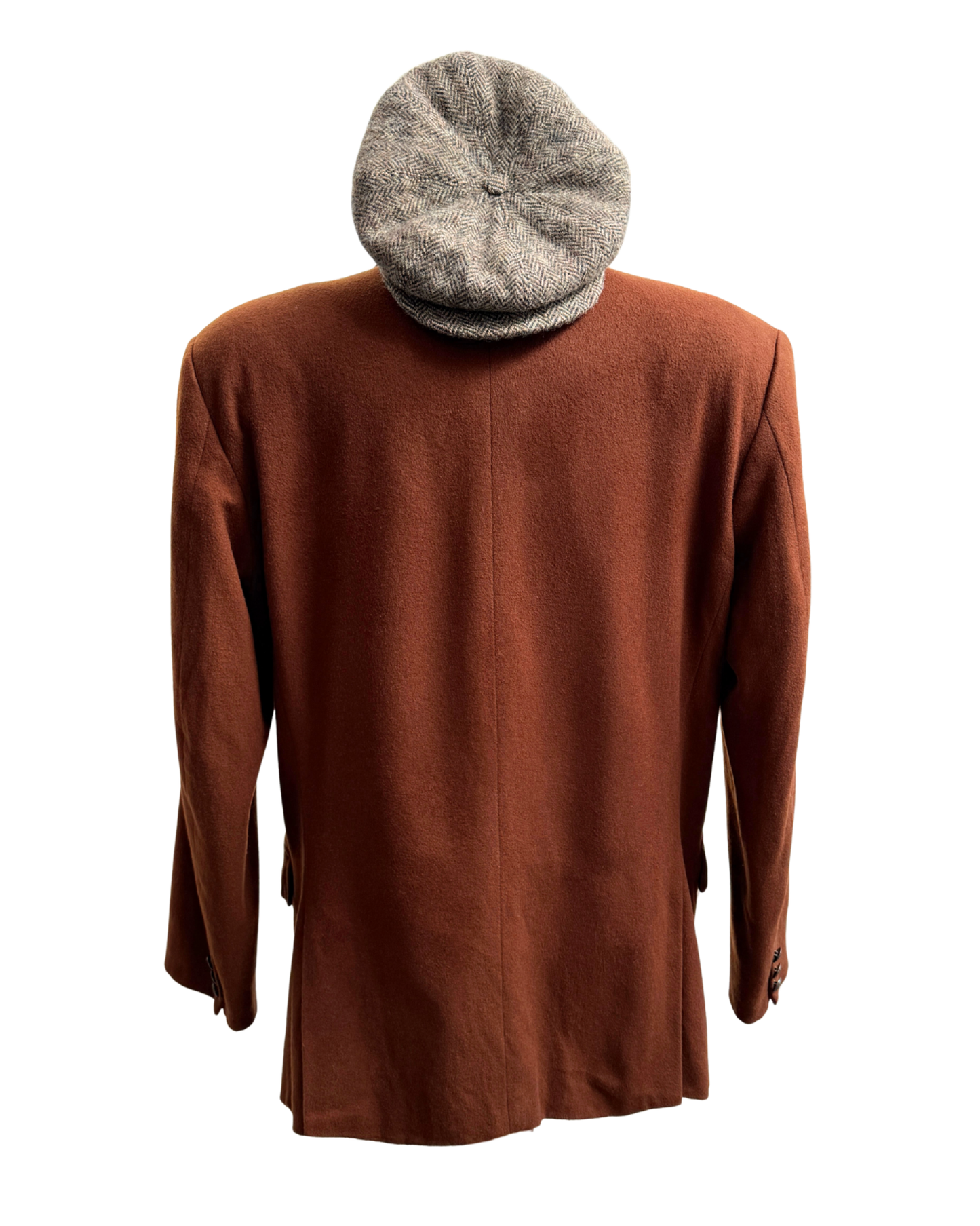 Yves Saint Laurent 1980s Double Breasted Cashmere Wool Blazer Size L Oversized