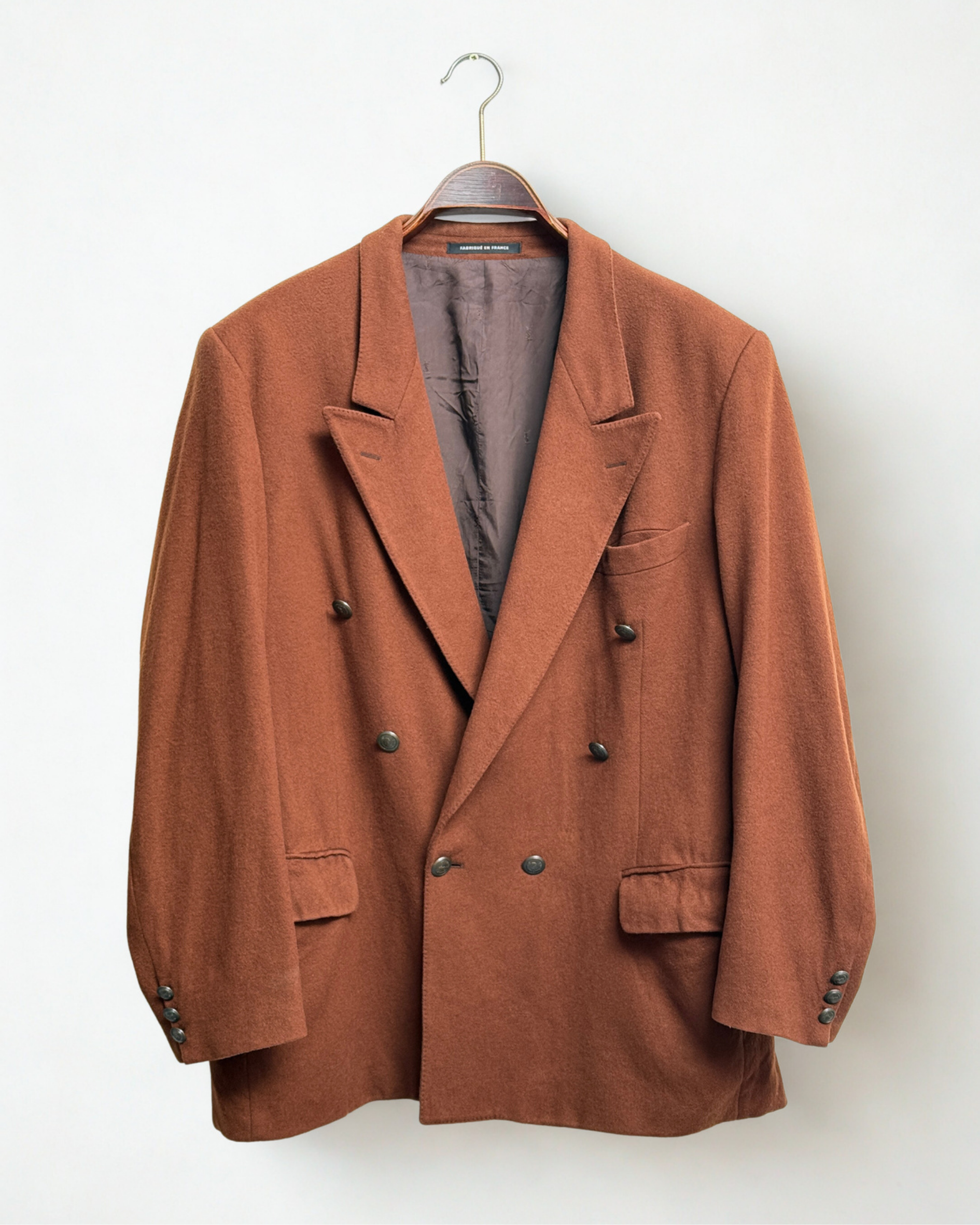 Yves Saint Laurent 1980s double breasted blazer size L