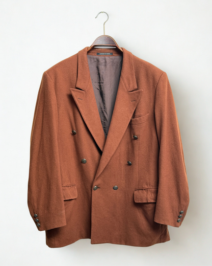 Yves Saint Laurent 1980s double breasted blazer size L