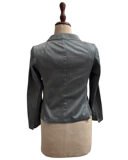 Dries Van Noten Safari Jacket Cotton Press Button Blazer Size 36