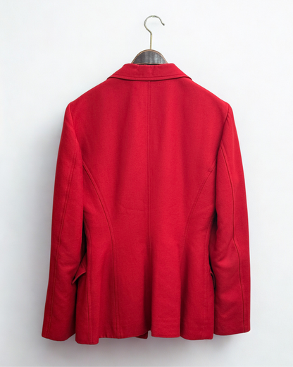 Jean Paul Gaultier Junior 1995 Red Double Breasted Blazer Made in Italy Size 44
