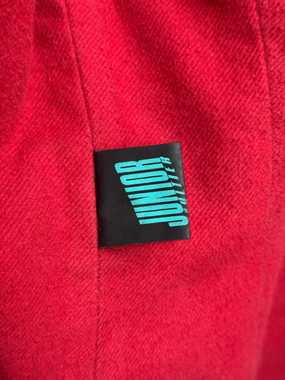 Jean Paul Gaultier Junior 1995 Red Double Breasted Blazer Made in Italy Size 44