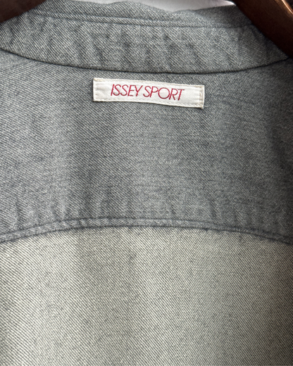 Gray shirt with 'Issey Sport' label 