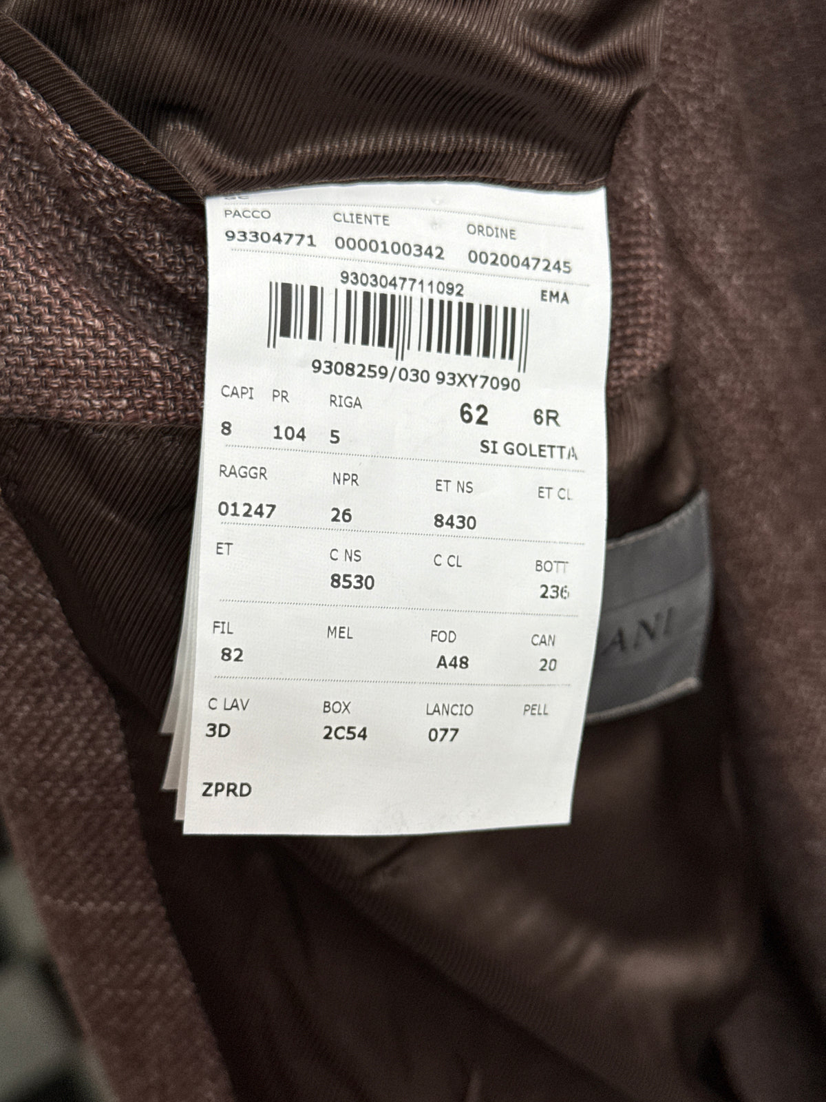 Corneliani Linen and Wool Blazer Size 62