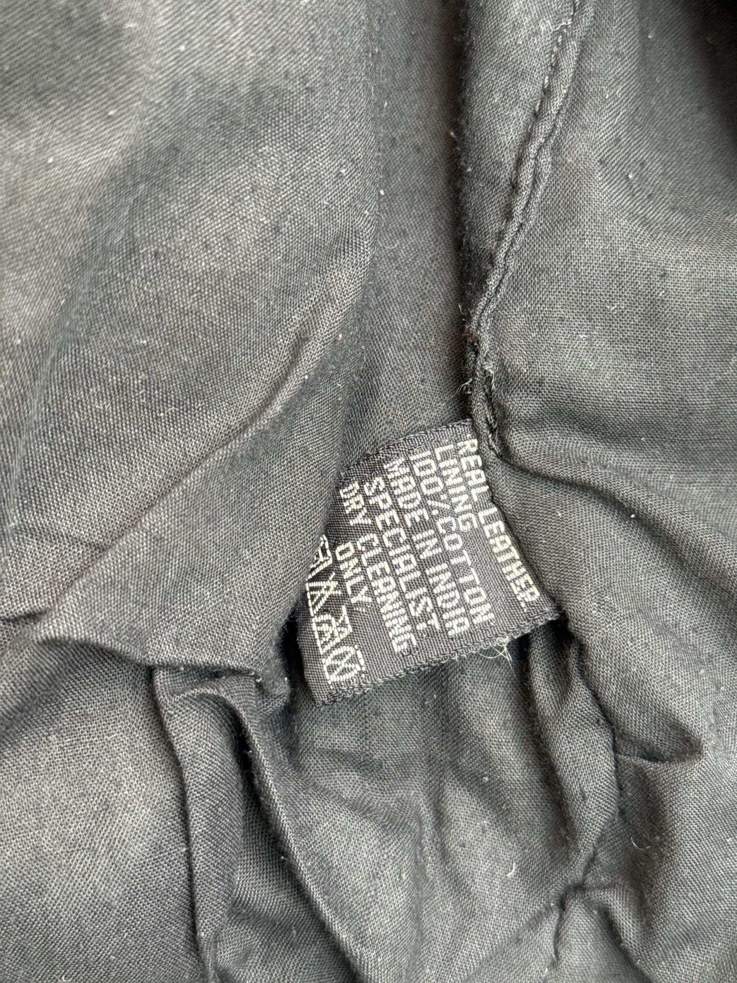 Wild Cats Vintage Leather Biker Jacket Mens XL