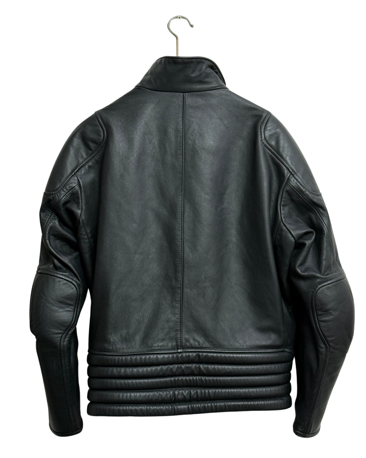 Dainese Vintage Padded Leather Motorcycle Jacket in Black Mens IT 52