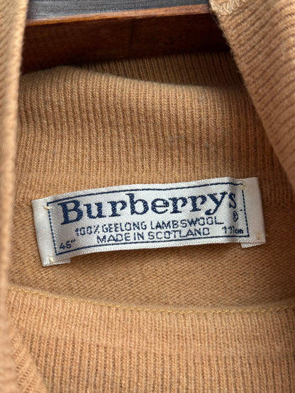 Burberrys Vintage Lambswool Turtleneck Sweater Oversized M/L Women