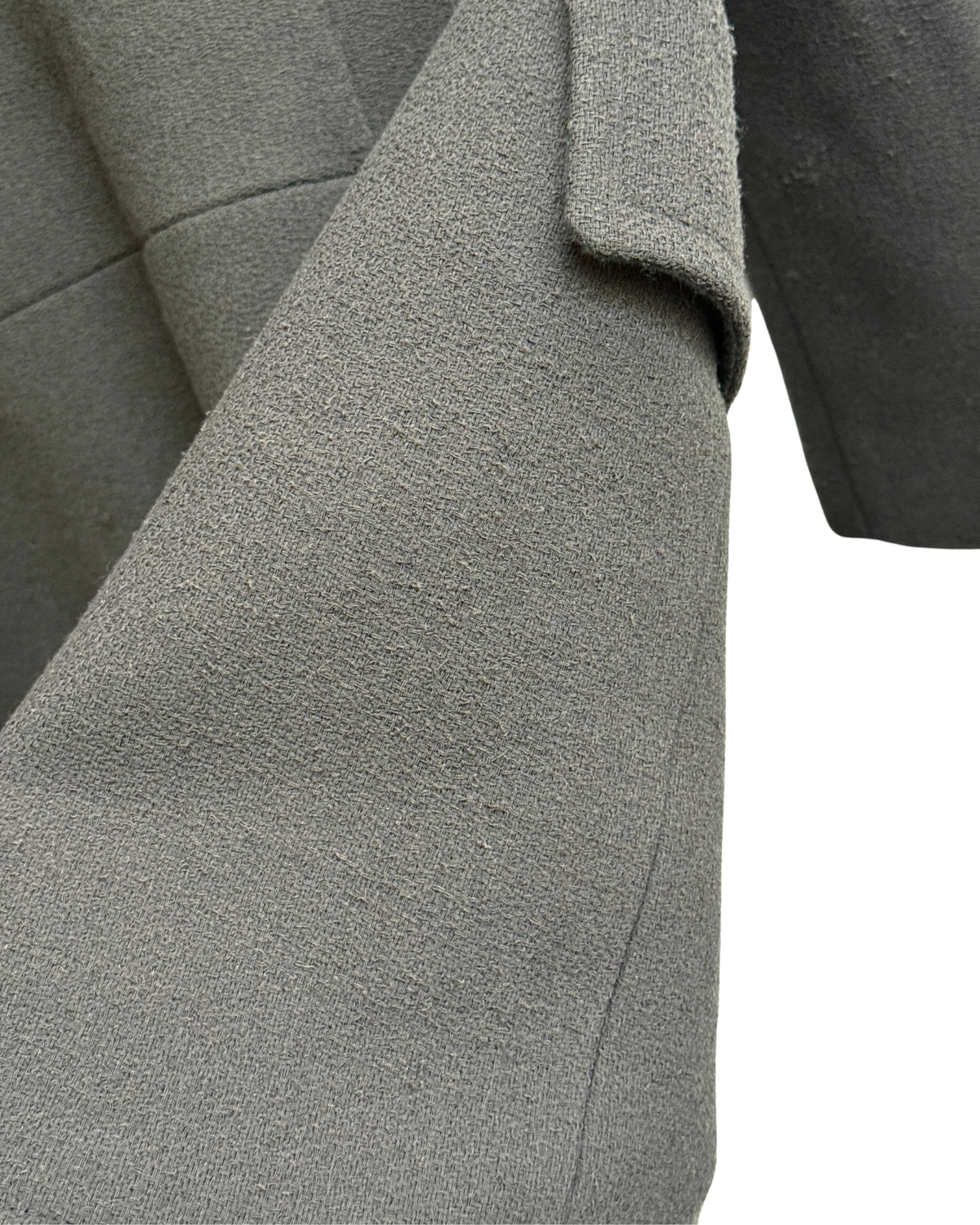 Dries van Noten black wool peacoat, mid 1990s size 40