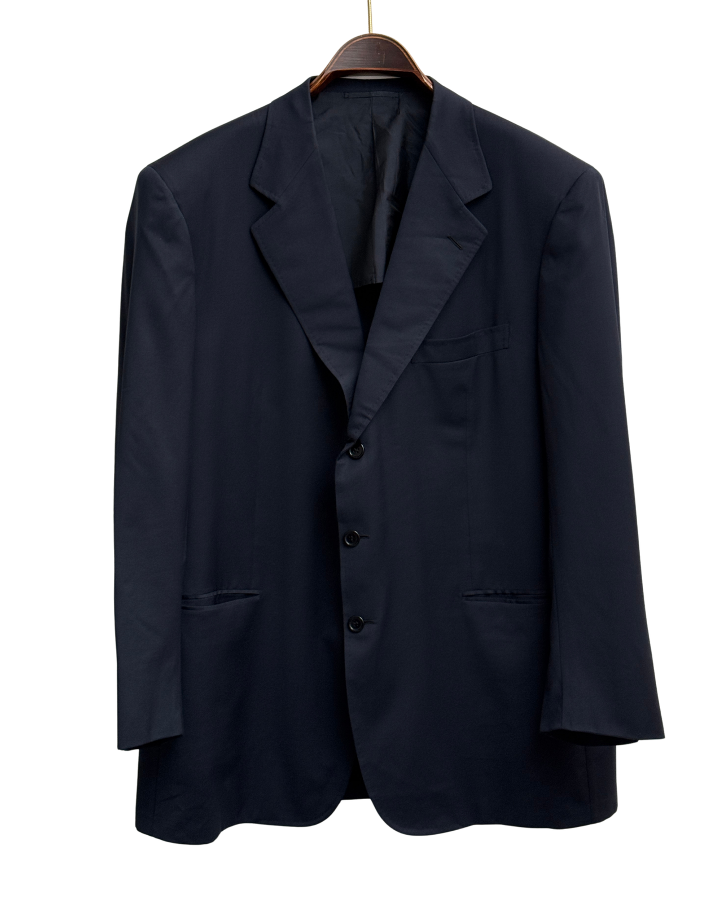 Brioni 1996 Galtrucco Traiano Navy Wool Blazer Size 54