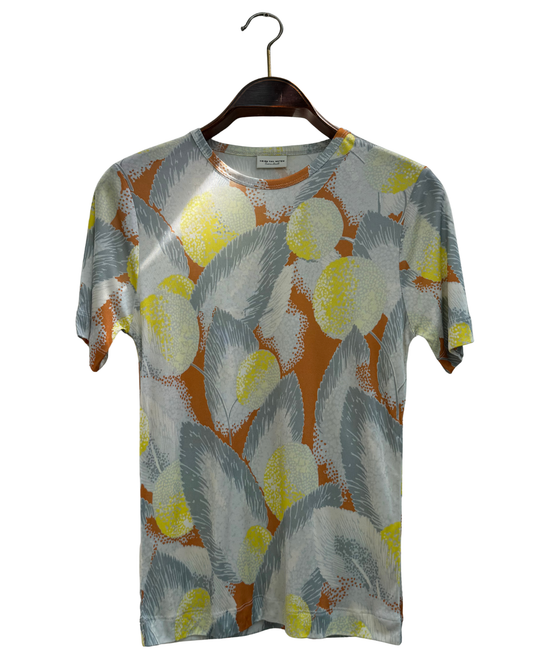 Dries Van Noten Printed Stretch T-Shirt sizs XS