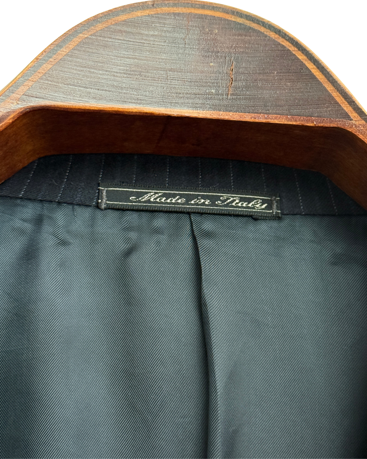 Corneliani Pinstripe Navy Wool Blazer Size 50