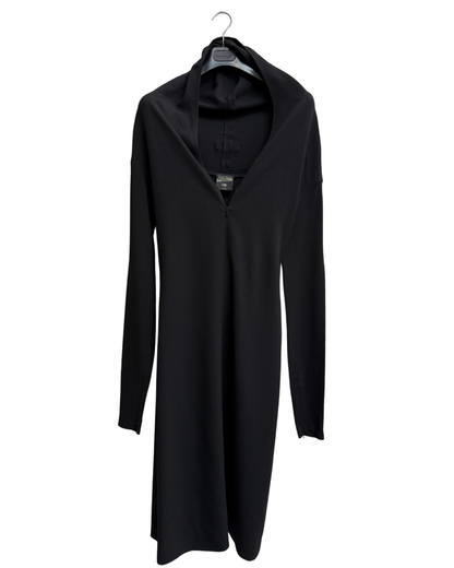 90’s Jean Paul Gaultier Femme hooded midi dress, made in Italy, FR 40