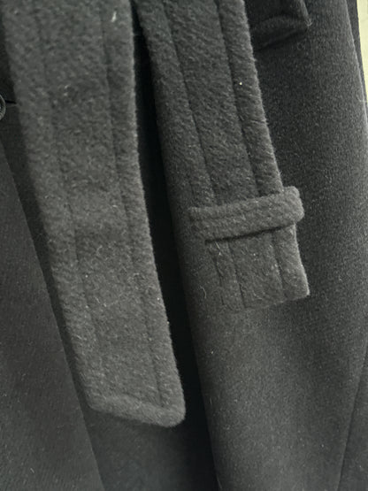 Van Gils Navy Wool Overcoat Belted Batwing Est. 58 Men