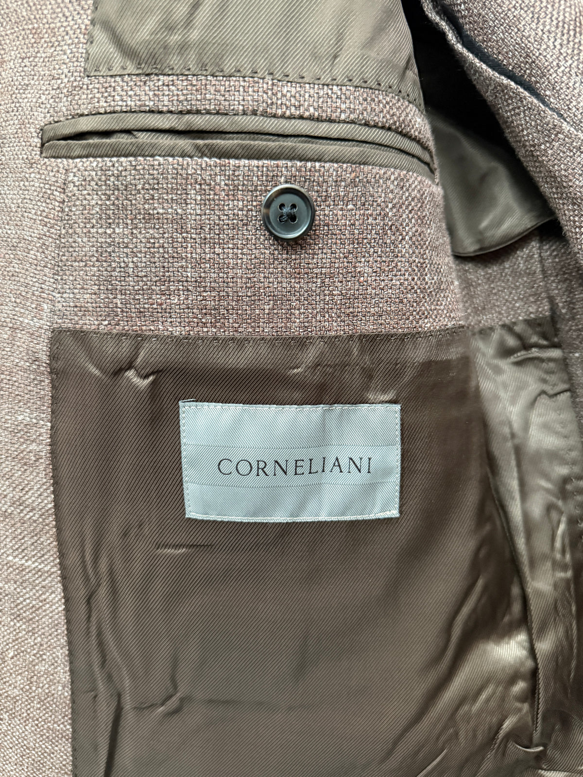 Corneliani Linen and Wool Blazer Size 62