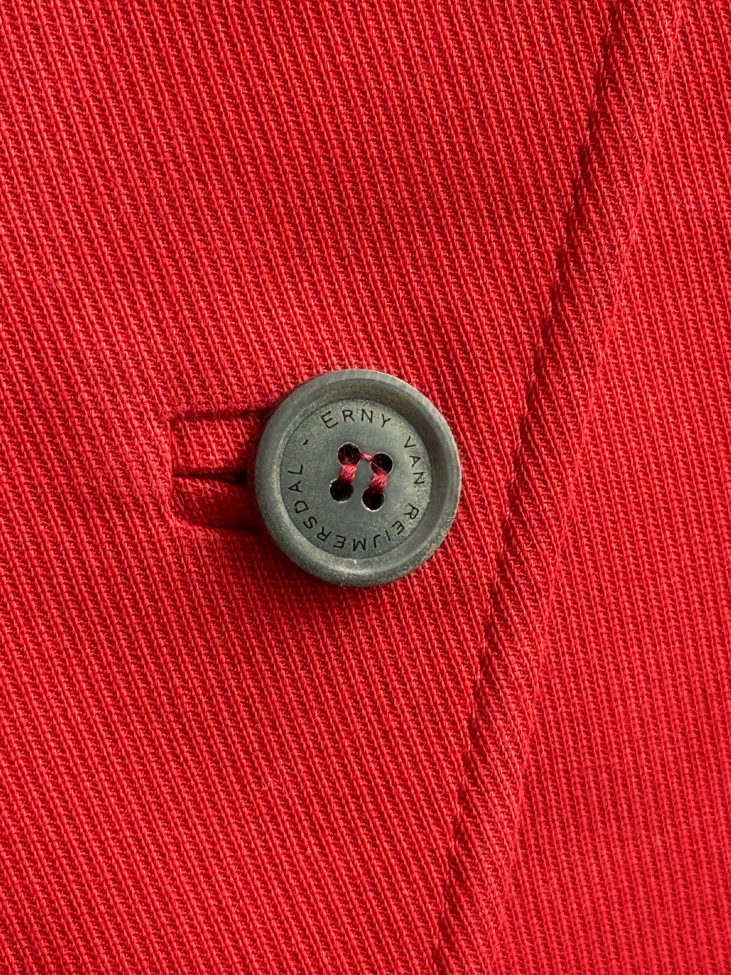 Erny van Reijmersdal Red Tailored Blazer, Women's Size 42