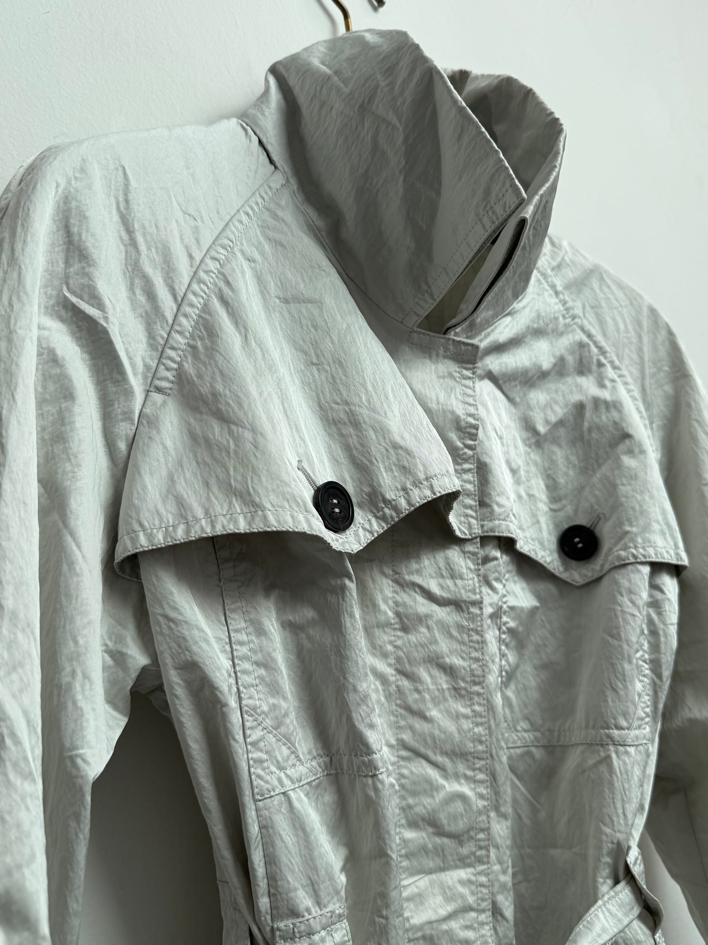 Armani Collezioni Waterproof Trench Jacket Size IT 46