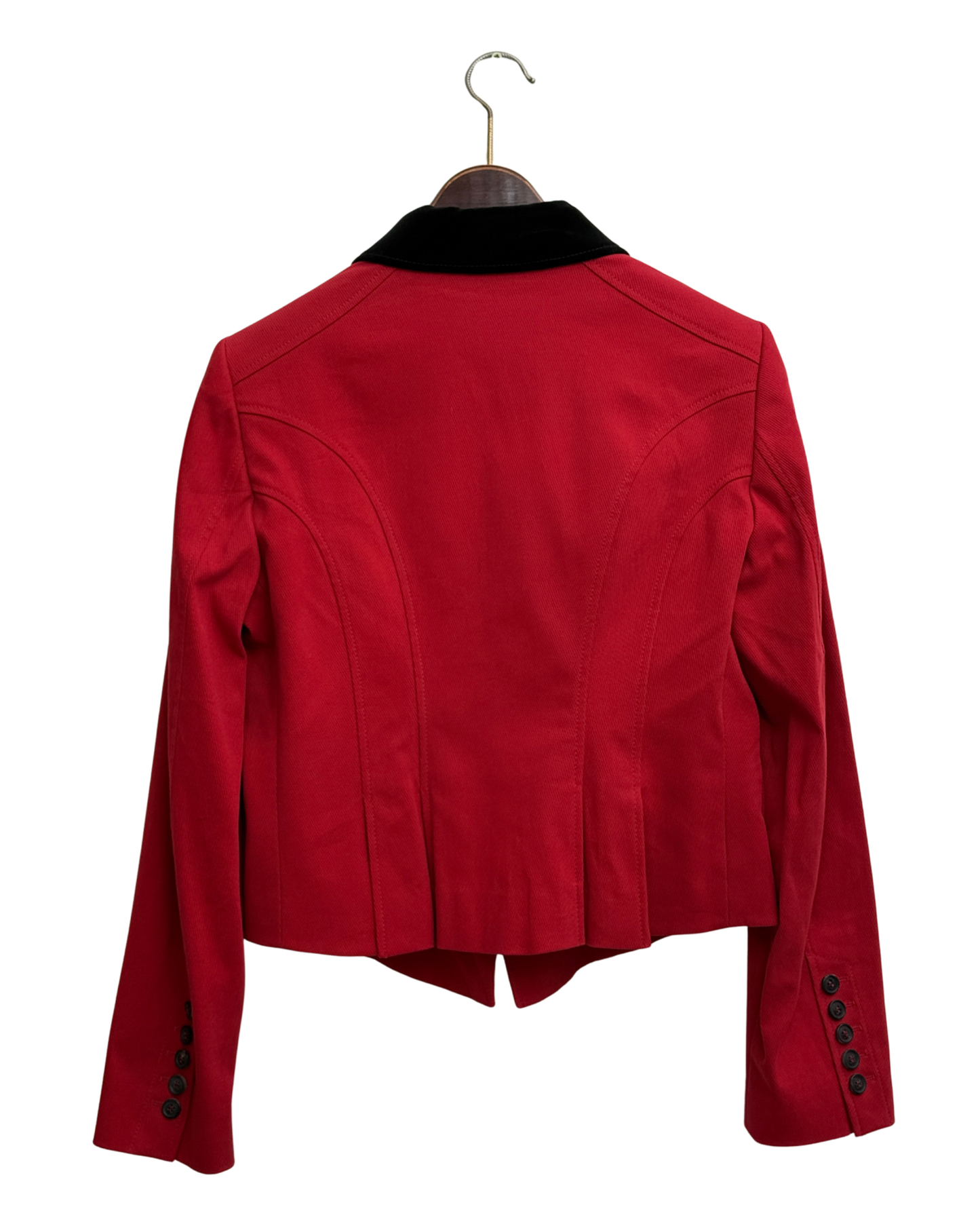 Erny van Reijmersdal Red Tailored Blazer, Women's Size 42