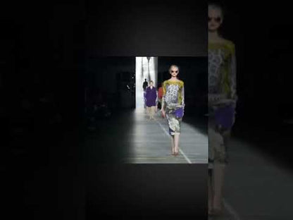 Dries Van Noten Archive Silk Leopard Patchwork Blouse